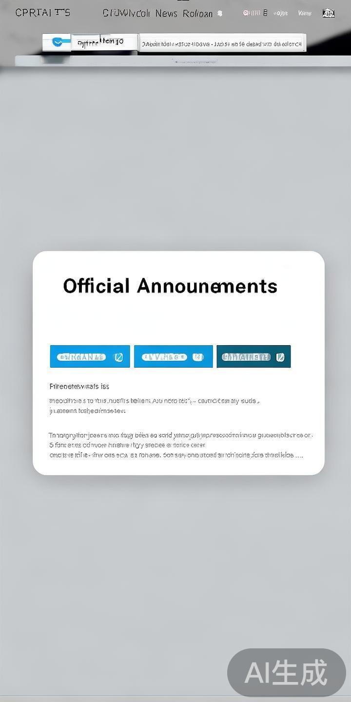 官方公告渠道：官方官网通常会在企业公告、新闻中心等