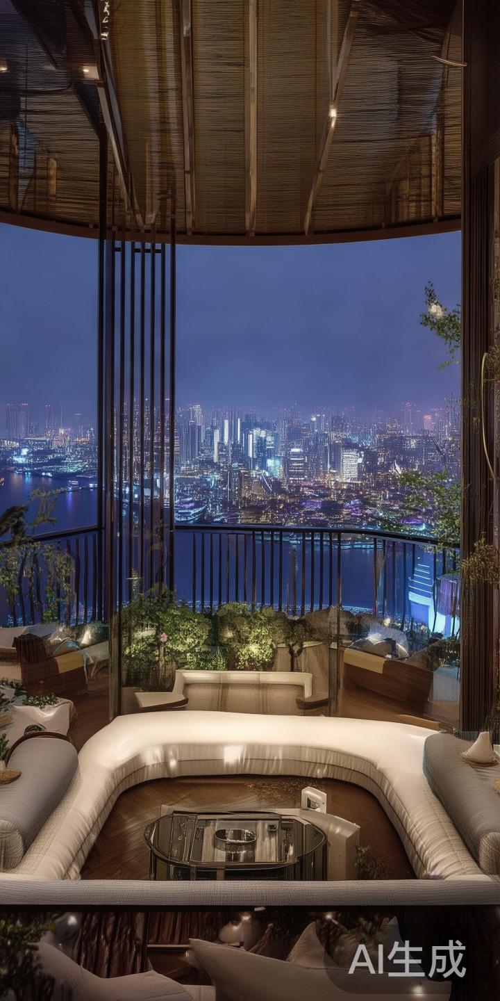 此外，部分高端套房还拥有私家庭院或观景阳台，让旅客